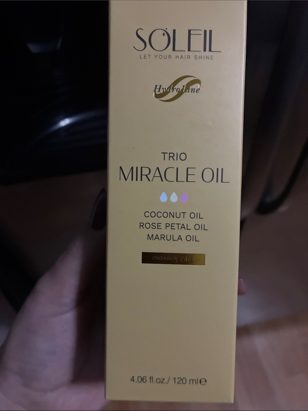 Trio Miracle Oil - Coconut, Rose Petal & Marula Oil (120 ml) - Cream $299. msrp